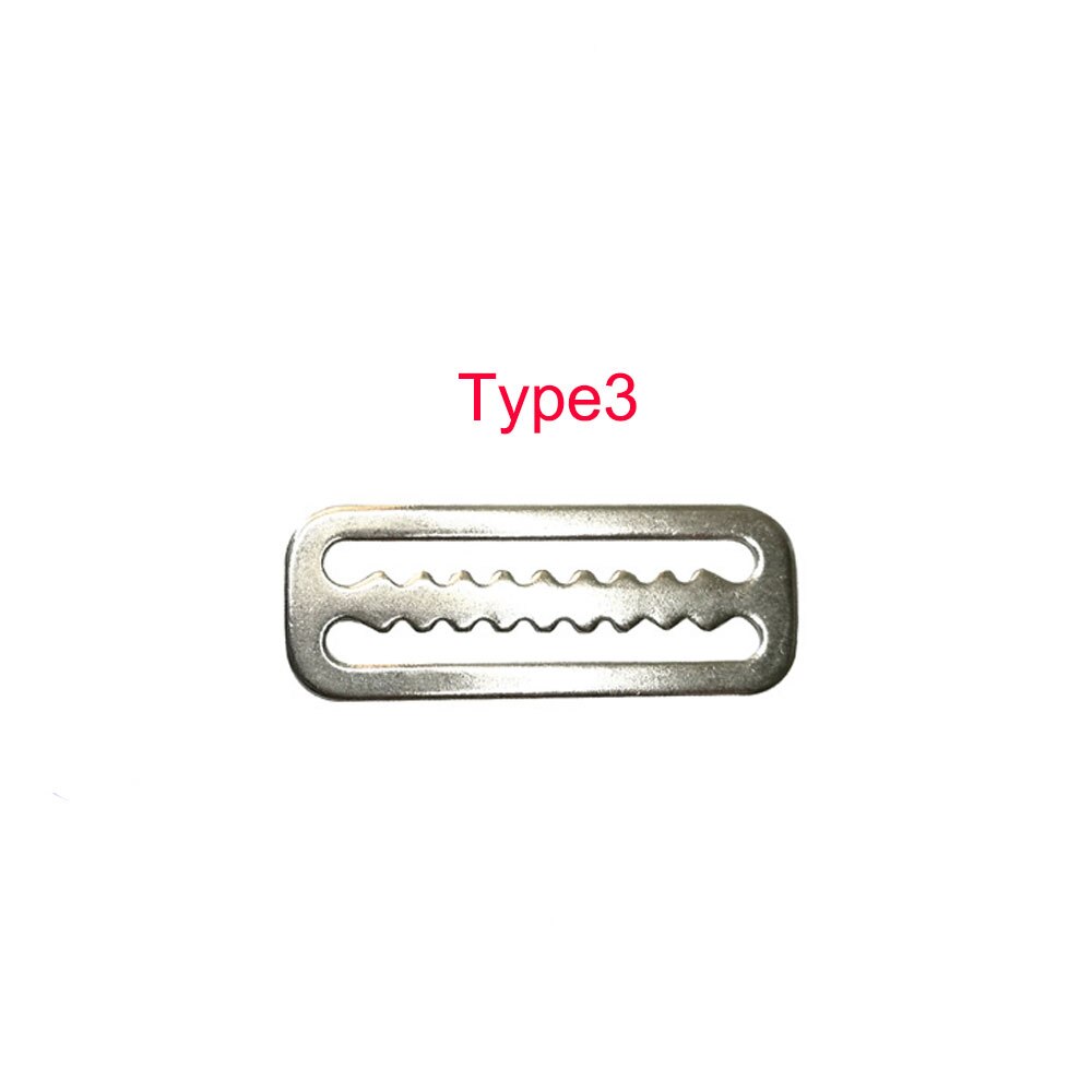 10 Uds. Clip de cinturón de buceo de acero inoxidable 316 BCD accesorios BC cincha D anillo cincha arnés cinturón retenedor: Type3 10PC