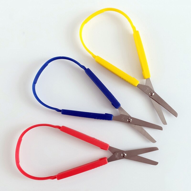 6pcs Colorful Loop Scissors for Kids Easy Grip Sel... – Grandado