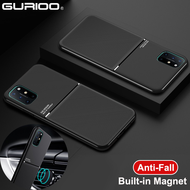 Anti-Val Magneet Telefoon Geval Voor Oneplus 9 8 7 Pro 8T 7T 9 Rt Nord Auto adsorptie Shockproof Cover Voor Oneplus 1 Ace 10T 5G Shell