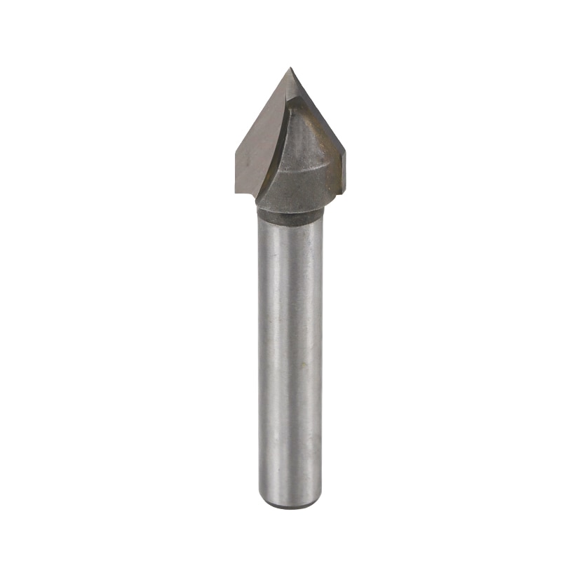 Fraise à graver en carbure 1pc 6 x 10mm 60 degrés, fraise à bois à rainure en v, fraise à bois cnc