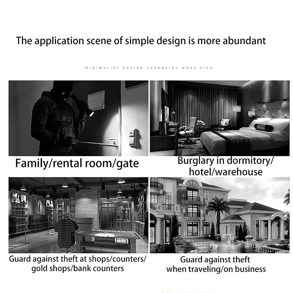 120 Decibels Alarm Home Safety Alarm System Home Door Window Entry Burglar Alarm Security Alarm Entry Burglar