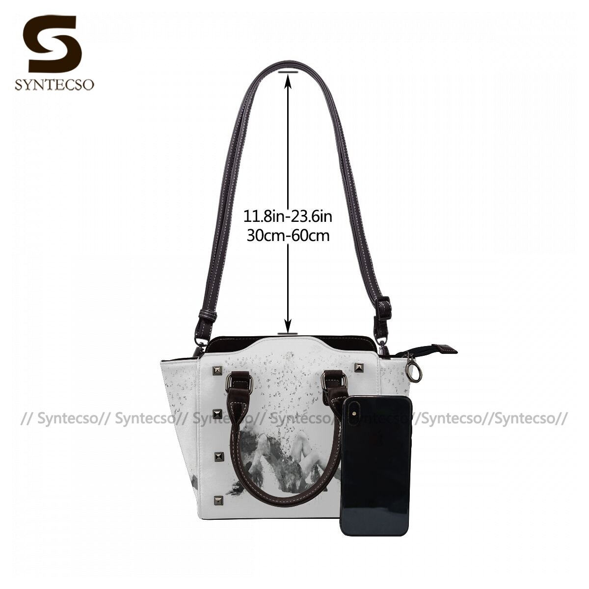 Punk Shoulder Bag Business Woman Handbag Vintage Leather Bags