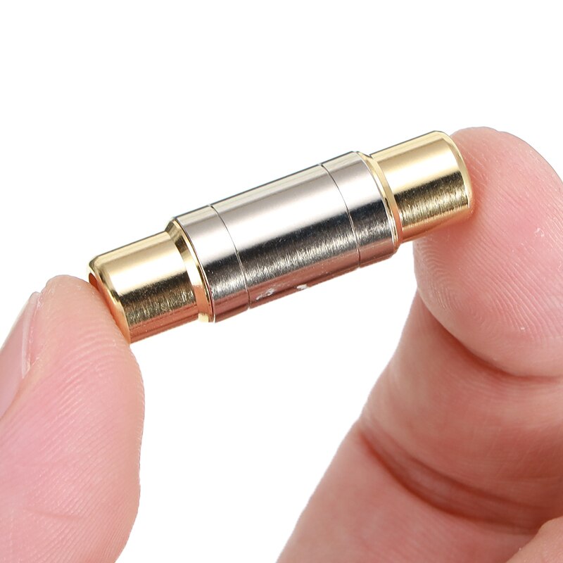 1pcs Gold Plated Speaker Cable Extender Dual RCA Connectors RCA Female to Female Jack Socket Straight Adapter