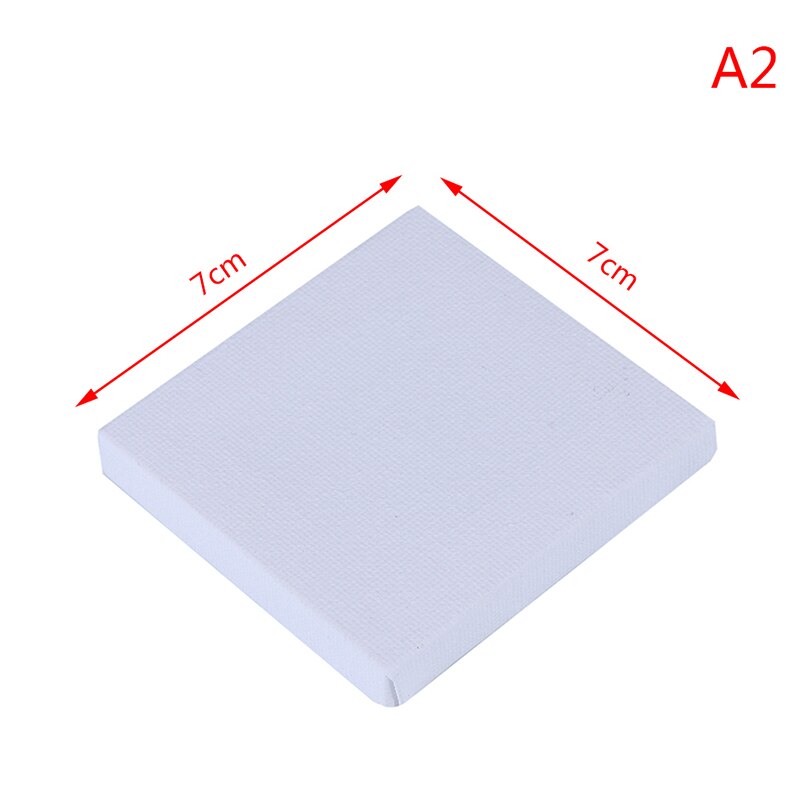 1pc Mini Artists Canvas Art Drawing Board Blank Canvas Painting Frame Acrylic Oil Paint DIY Craft Supply school accessories: A2