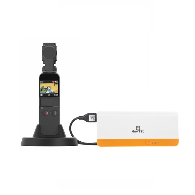 Puluz für dji osmo pocket ladegerät ladestation feste halterung tischständer usb typ-c für dji osmo pocket zubehör gimbal mount