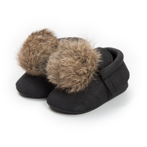 Bebé niños niñas zapatos bola antideslizante lindo zapatillas de invierno de bebé Niña Zapatos casuales zapatos