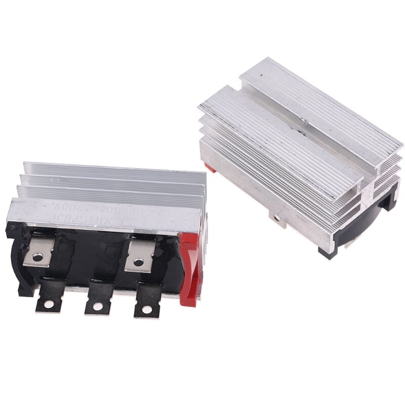 35A 50A 1200V Aluminum Metal Case 3 Phase Diode Bridge Rectifier 50Amp SQL50A Module G8TB