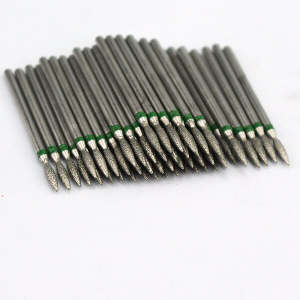 Ponceuse électrique pour ongles, jeu de mèches diamantées, fraise pour manucure, cuticules, accessoire pour Nail Art, 50pcs: SET19-45