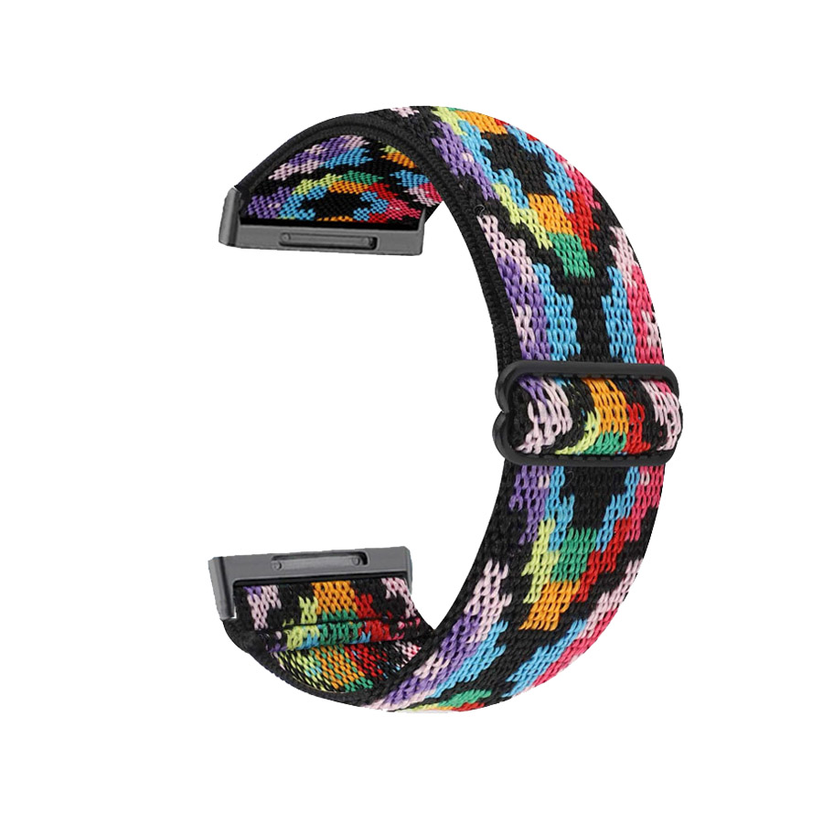 Nylon elastische lus horlogeband voor Fitbit Versa 4 3 riem vervangende armband voor Fitbit Sense 2 polsbandje Correa riem accessoire