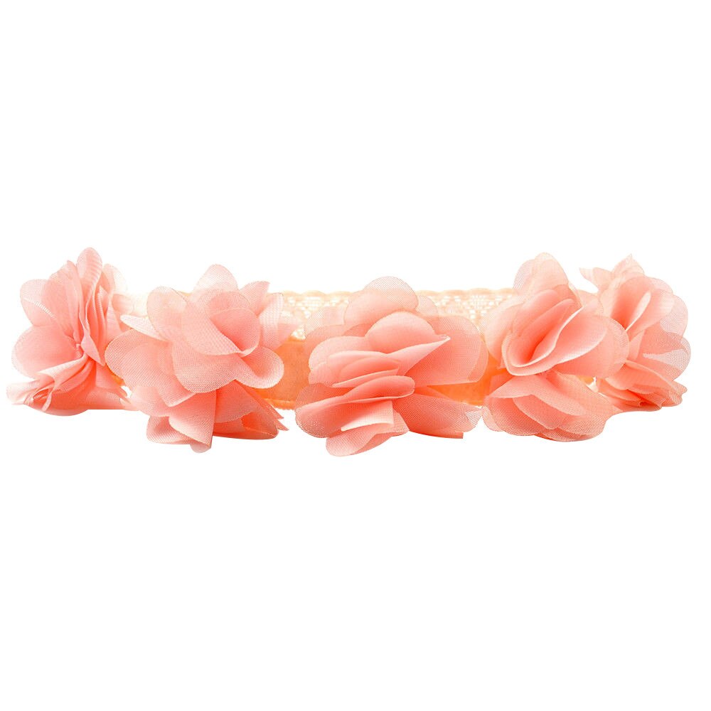 Crianças chiffon flor acessórios para o cabelo bonito do laço flor crianças bebê menina da criança bandana faixa de cabelo headwear acessórios #35