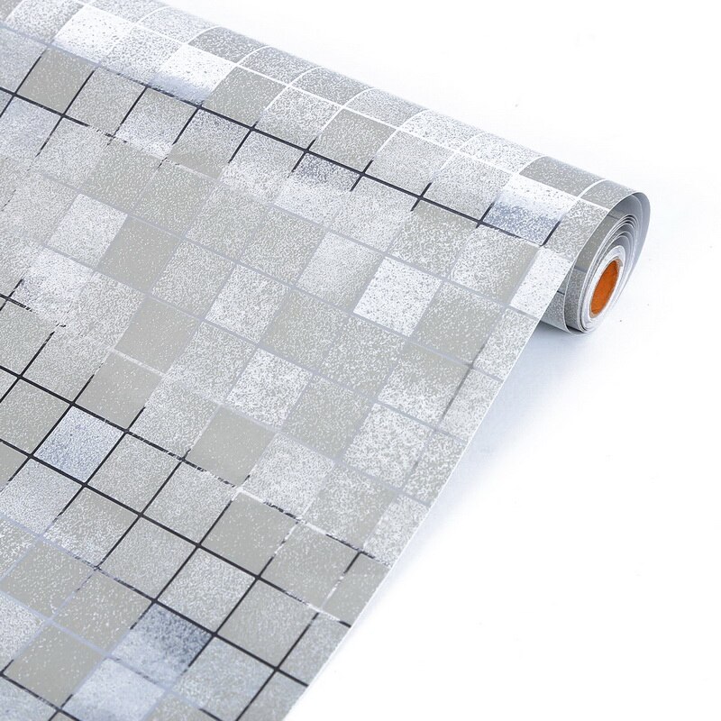 Kitchen Oil-Proof Waterproof Sticker Self-adhesive Wallpaper Peel and Stick Backsplash for for Drawer Stove Countertop 45x200cm: 2