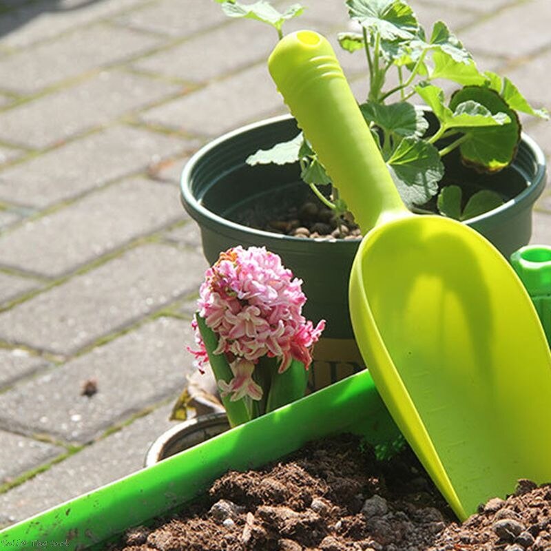 Thuis Tuingereedschap Plastic Losse Grond Spade Plant Schoppen Bloemen Groente Planten Wieden Zaaien Stevige Anti Slip 4XFD