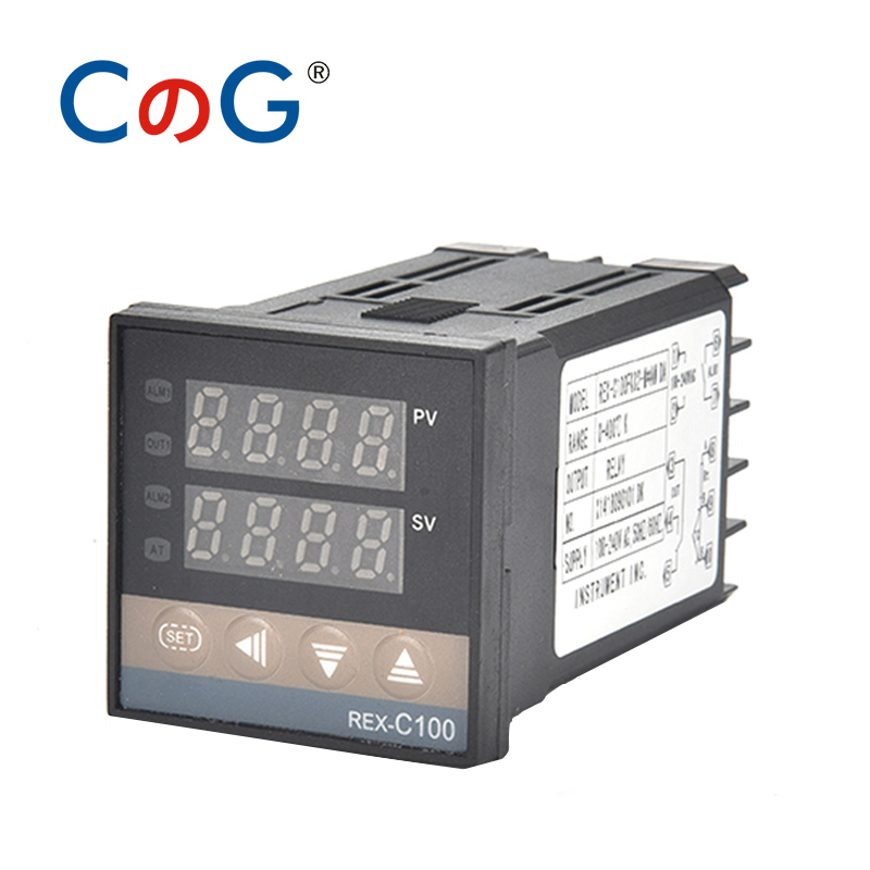 Cg 48*48 REX-C100 K J PT100 Thermostaat 400 Graden 220V Digitale Uitgang Elektronische Pid Programmeerbare Sensoren Temperatuur controller
