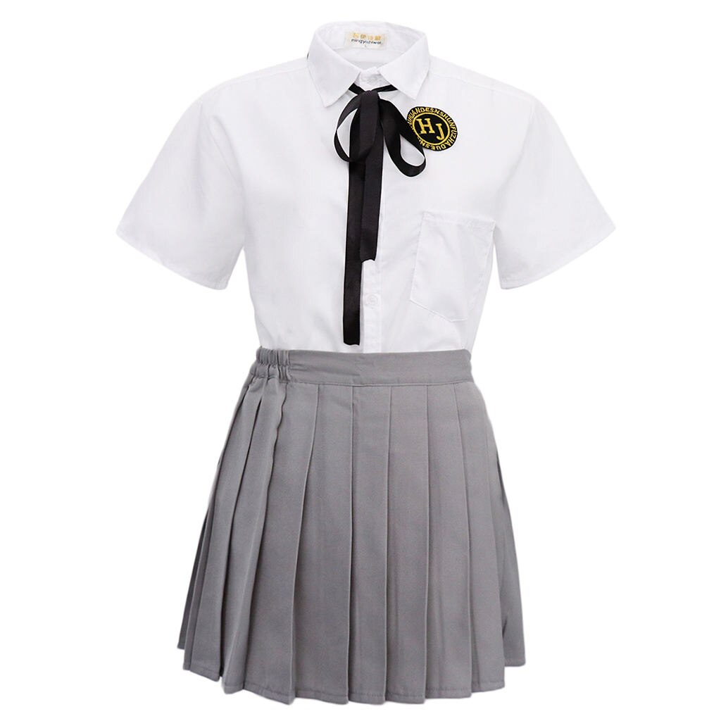 Japanese Style Uniform Sailor Suit Cosplay Costume For School Girls,Size XXL