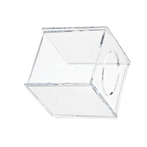 Tissue Box Acrylic Square Transparent Tissue Holder Paper Storage Box Family Restaurant Tissue Box