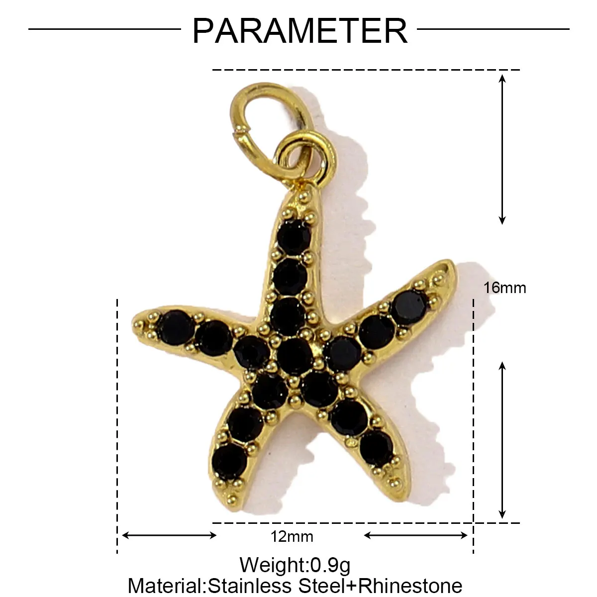 3 teile/los Edelstahl Fisch Knochen Meerjungfrau Schwanz Armbinde DIY Charme Frauen Hülse Krabben Conch Halskette Anhänger Herz Liebe Schmuck: Hellgelb Gold Farbe