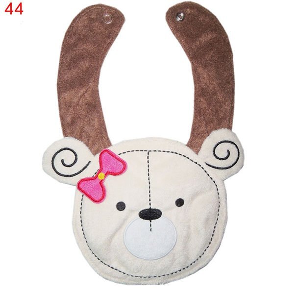 WEIXINBUY Neugeborenen Baby Spucktücher 60 Arten Bunte Tier Baumwolle Jungen Mädchen Baby Lätzchen Spucktücher Wasserdicht Bandana Lätzchen: 44