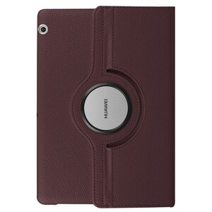 Skóra Smart Tablet skrzynki pokrywa Huawei Matepad T10S 10.1 "2020 AGS3-L09/AGS3-W09 stojak Case dla Huawei Matepad T10 9.7" AGR-L09: Brown / For Matepad T10s