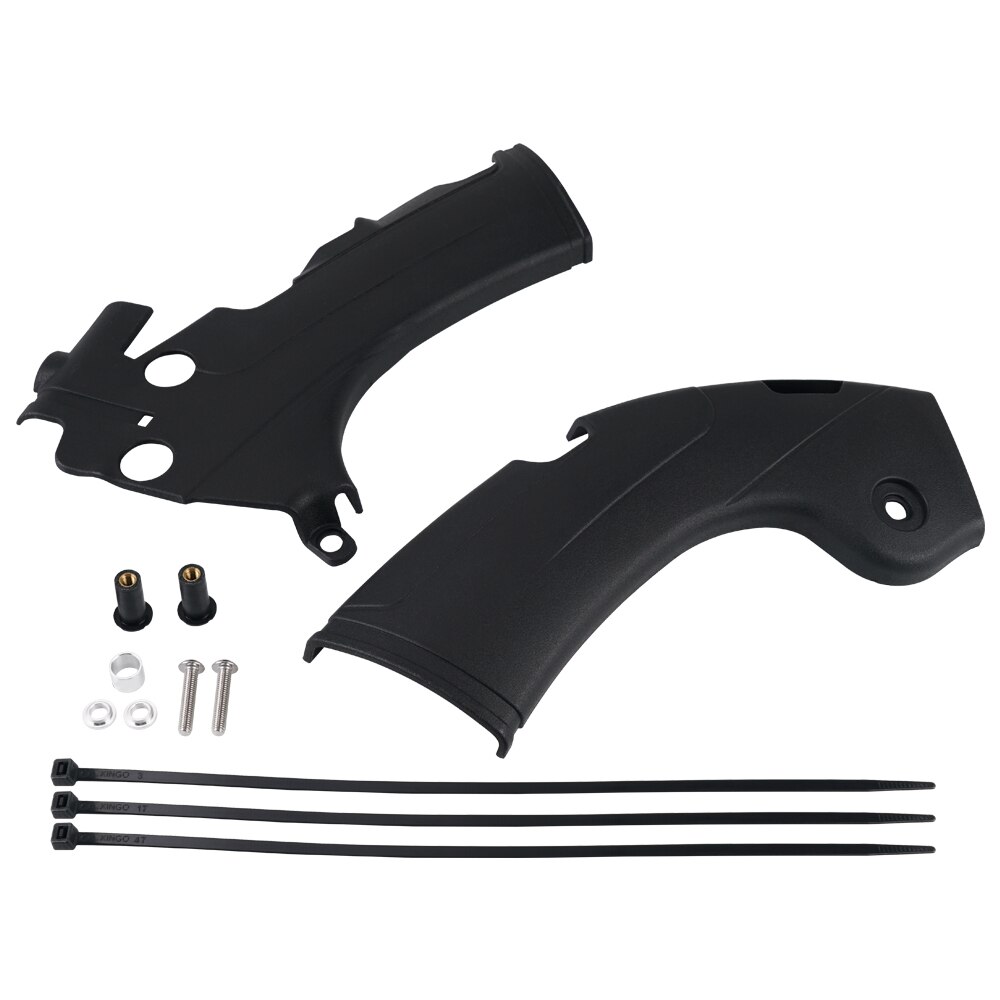 Voor Yamaha YZ250F YZ450F YZ450FX Frame Guards Covers Protectors YZ250F YZ450FX YZ450F Motorfiets Frame Protectors: Black
