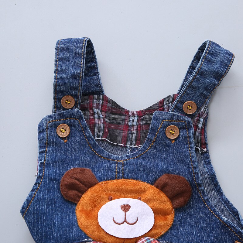 Newborn Toddler Kids Girls Denim Bandge Strap Bib Pants Overalls Romper Jumpsuit Playsuit Clothes 1-3Years