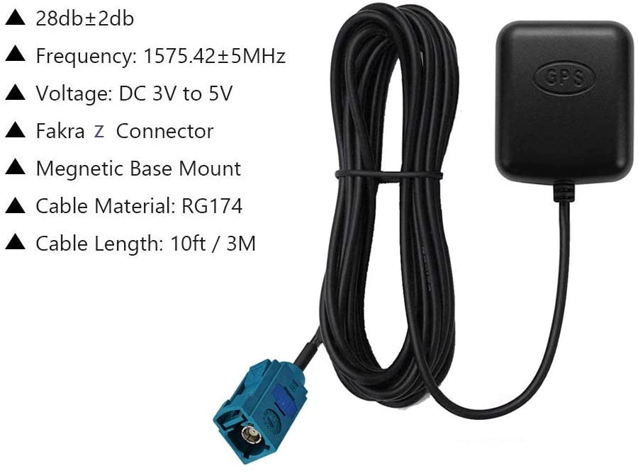 Auto Gps Antenne Fakra Rns Kabel