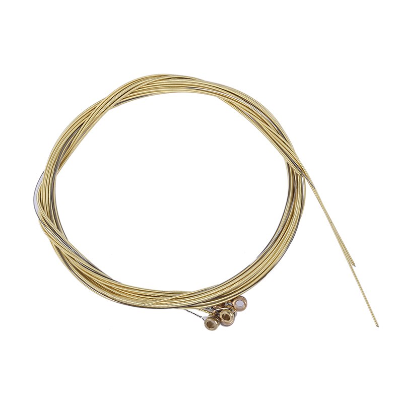 6Pcs/Set Guitar Strings Classical Guitar String Set Pure Copper Strings E-A for Acoustic Folk Guitar Classic Guitar: Yellow