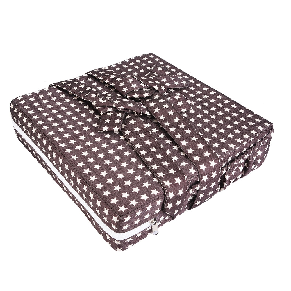 Krzesełko dla dziecka poduszka zdejmowana dla dzieci wysokie krzesełko na fotel poduszka podwyższająca krzesełko dziecięce na fotel wózek podkładka na krzesło: kawa Stars