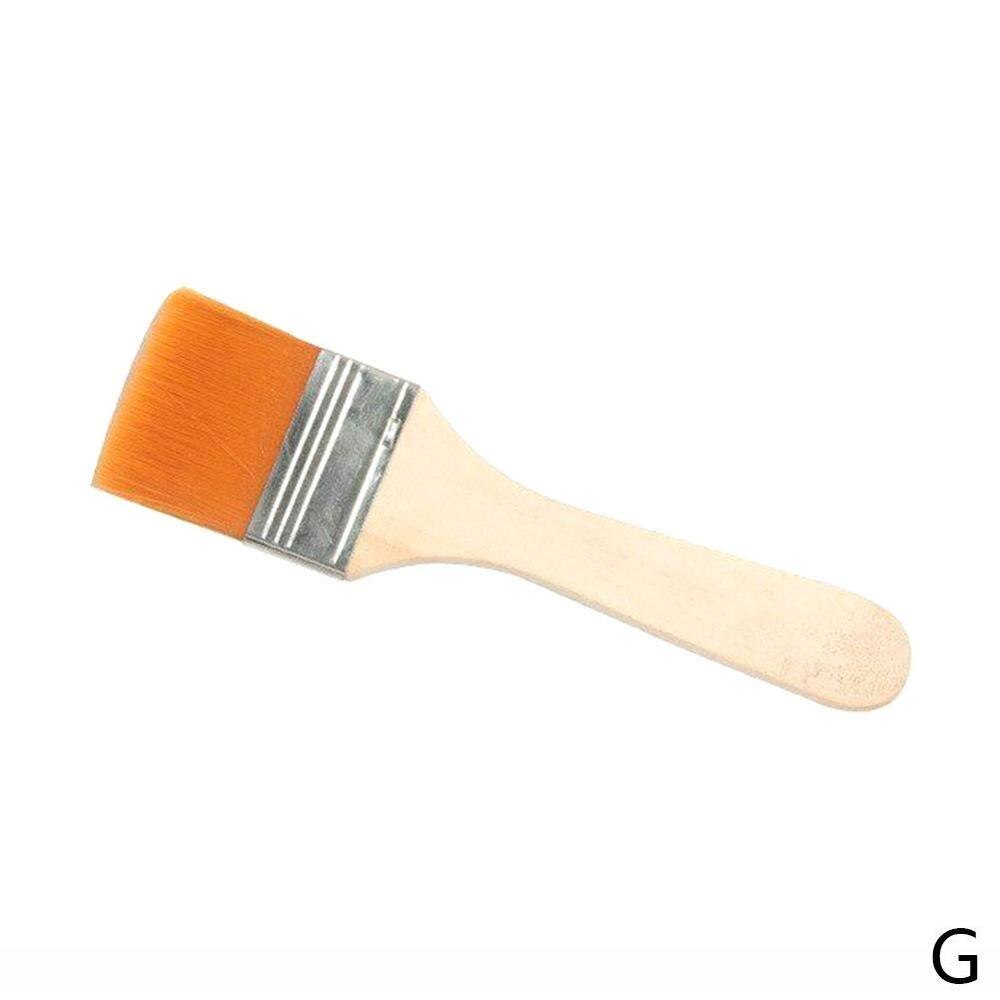 Nylon verfkwast houten handvat olieverfkwasten voor acrylverfbenodigdheden voor kinderen kunstacademie schilderen  w4 t 8: Nr . .7