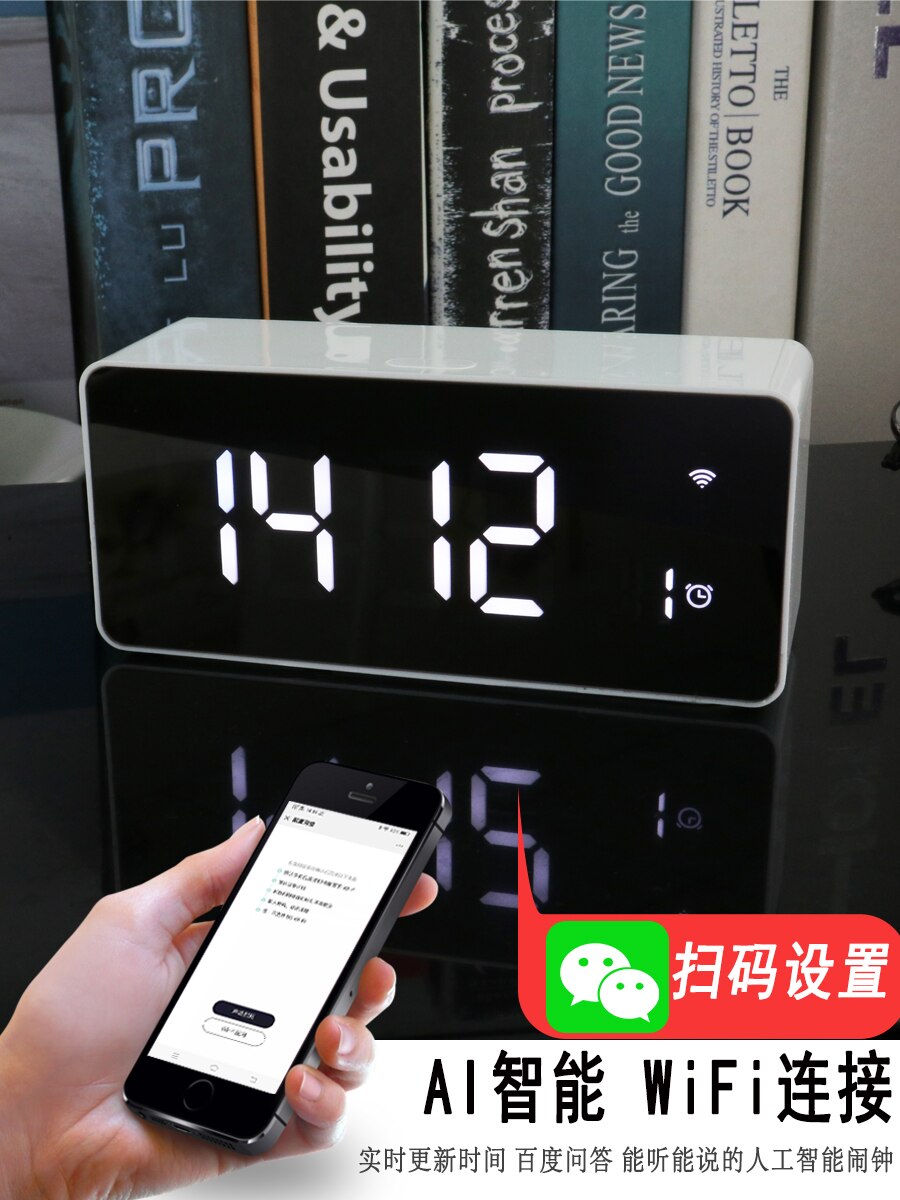 Kantoor Elektronische Grote Digitale Klok Alarm Tafel Badkamer Horloge Klok Voor Home Digitale Zegar Biurkowy Digitale Klok BA60JX