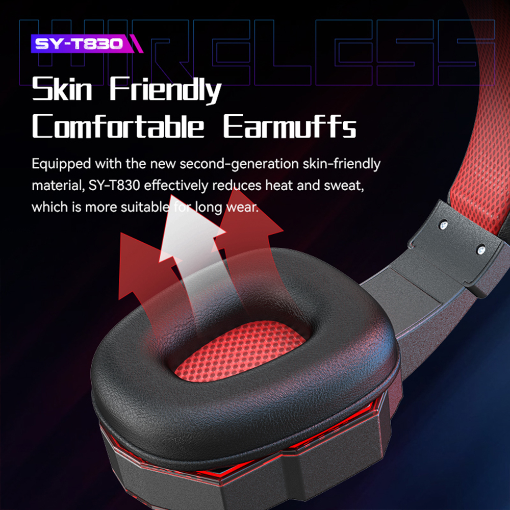 Bluetooth 5.1 HiFi Gaming Casques Gamer Faible latence Sans Fil Casque Réduction Du Bruit Casque Avec Micro Jeu Écouteurs