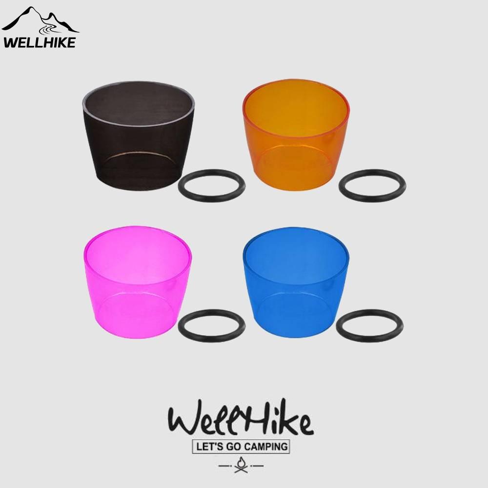 WELLHIKE Camping Licht Beschermhoes Plastic Kleine Lampenkap Oogbescherming Lantaarn Amber Schaduw Licht Cover voor GZ Lights