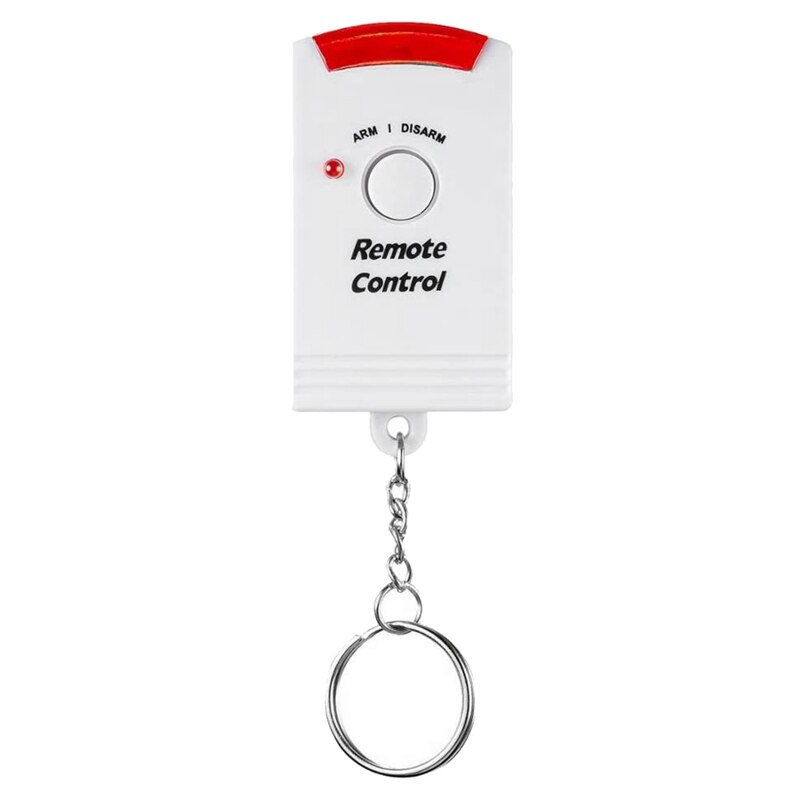 Infrared Motion Sensor Alarm - Burglar Alarm with 2 Remote Controls, Suitable for Home/Garages/Shops