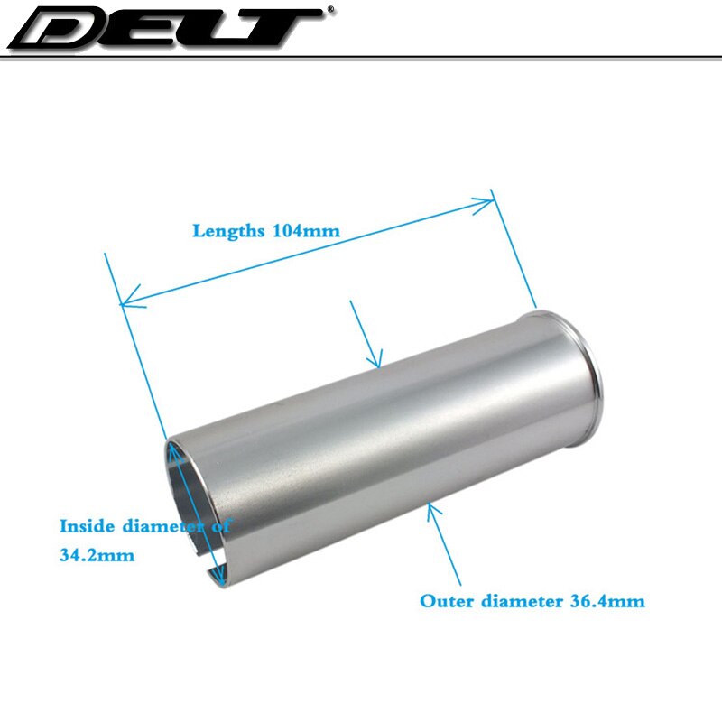 Junta de espaciado de conversión de tija de sillín de bicicleta, plegable, a 34 mm de 36,4, CNC, 34g, para KAA095 PAA041 PAA095 YAA063, accesorio