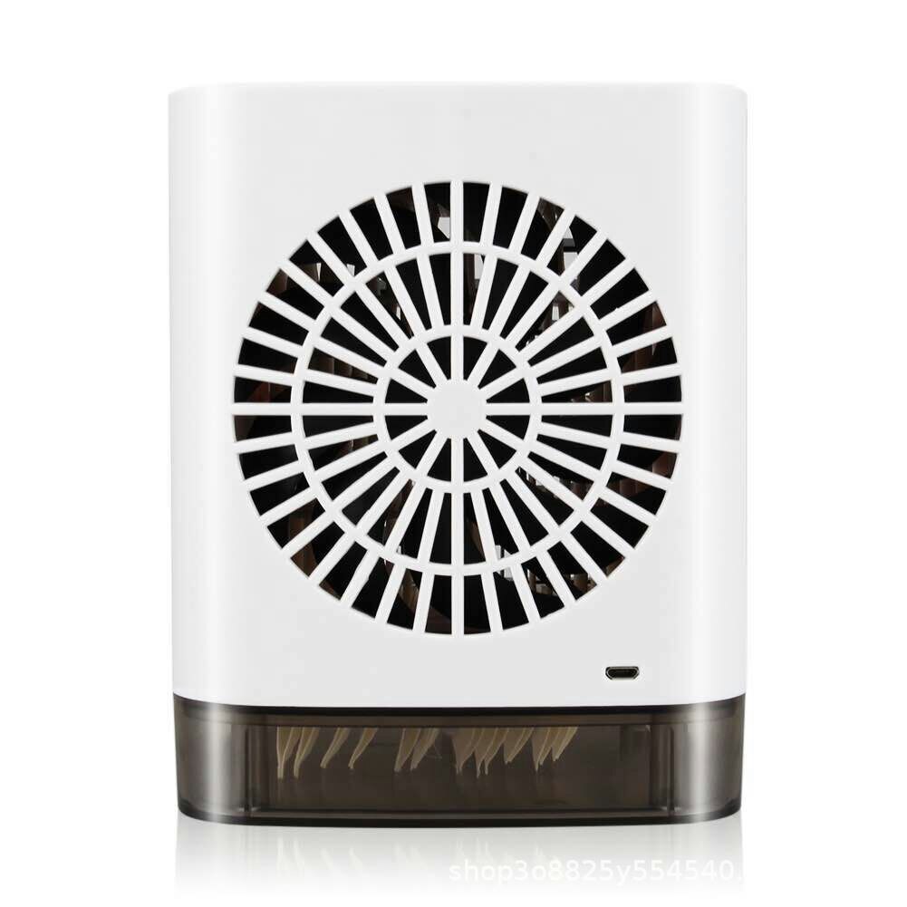 Portable Mini Air Conditioner Water Cool Cooling Fan Cooler Humidifier for Home HVAC Systems & Parts 15x15.2x18.5cm WWO66