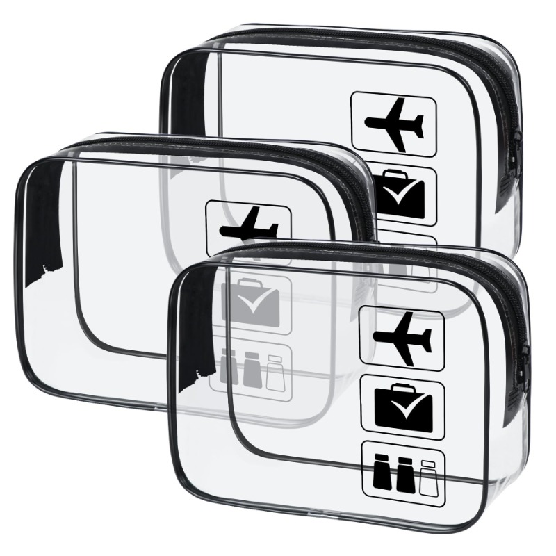 Organizzatori da viaggio in PVC trasparente da donna Custodie da viaggio Custodia da viaggio Spazzolino da denti Asciugamano Bagagli Borsa da Toilette cosmetica