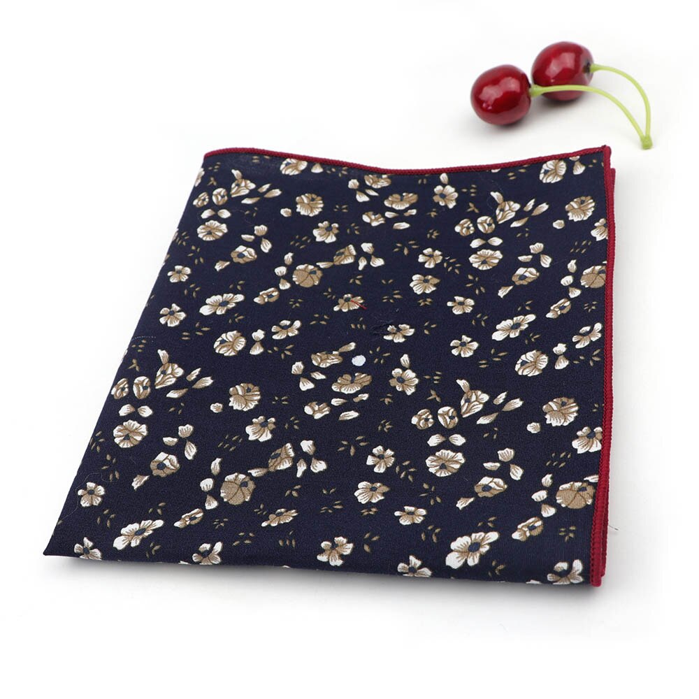 27cm schick Blumen- Gedruckt rege Weiche Taschentuch 100% Baumwolle Frauen &Ampere; Männer Taschentuch Hochzeit Tasche Platz Erwachsenen Zubehör: 16