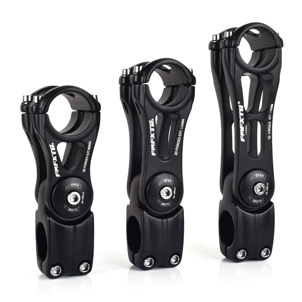 FMFXTR Fahrrad Vorbau Mountainbike Lenker Höer Erzähler Winkel Steigleitung Fahrrad Zubehör 31.8*90/110/145mm verstellbaren Vorbau
