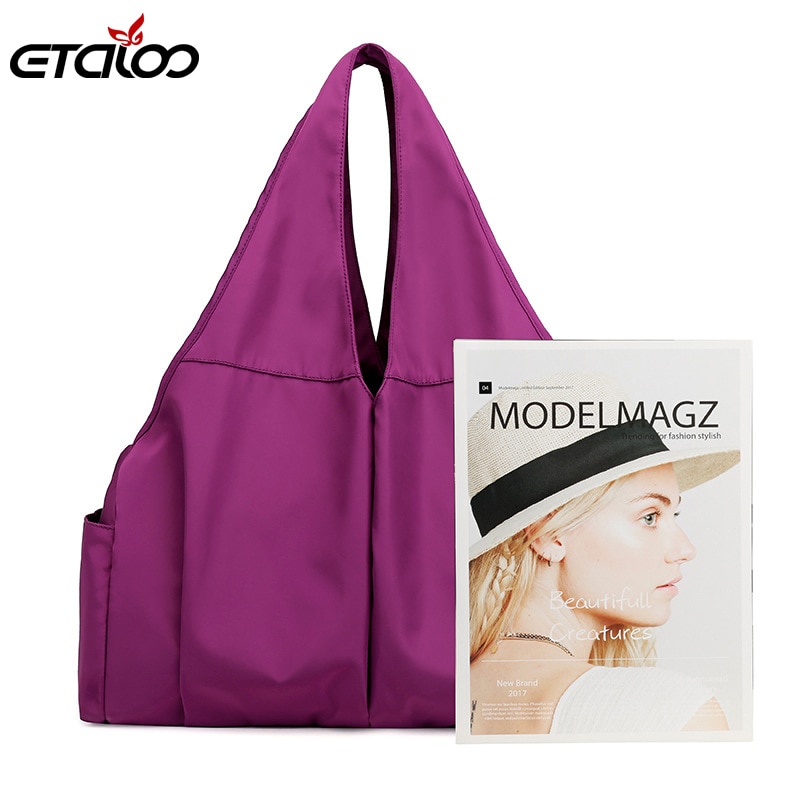 Bolso de mano informal para Mujer, bandolera mensajero, impermeable, de tela de nailon