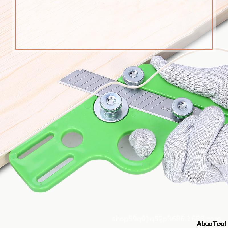 Edge Strip Trimming Knife Manual Paint-Free Board Sealing Thickened Scraping Knife PVC Scraping Edge Artifact Woodworking Head