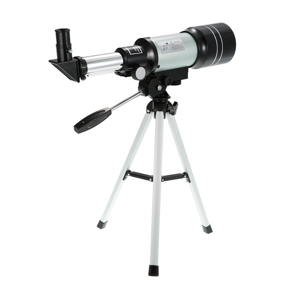 F30070M Monocular Outdoor Telescope HD 150X Refractive Astronomical Telescope H6mm/H20mm Eyepiece with Tripod Barlow Lens