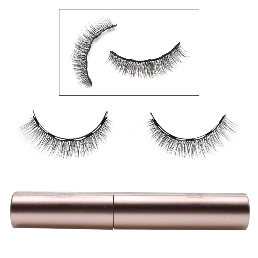 Set di ciglia magnetiche 3D impermeabile duraturo Eyeliner magnetico naturale magnete ciglia estensione trucco Kit ciglia finte: SA128