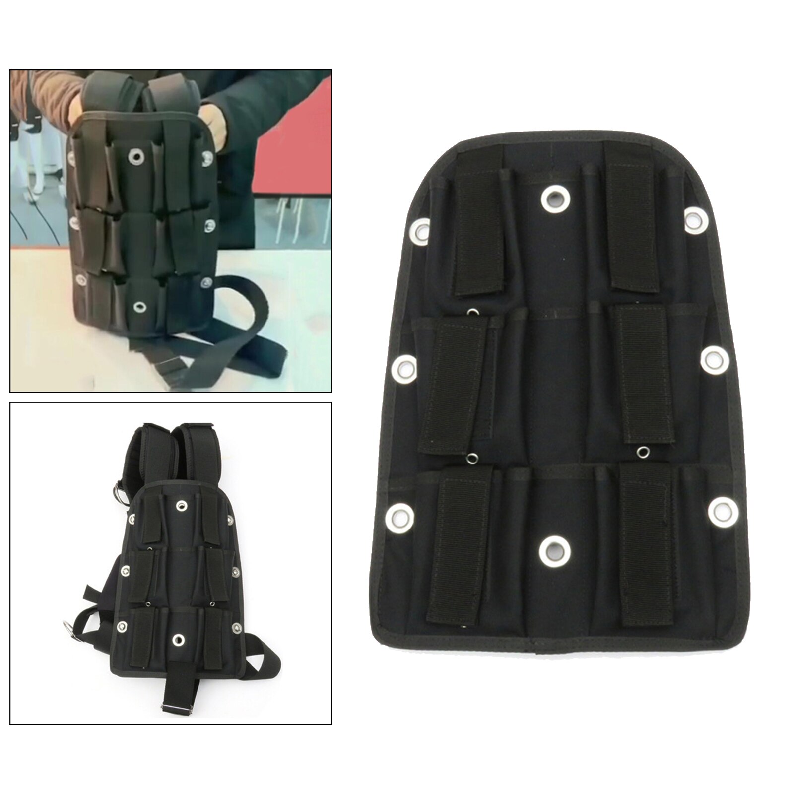 Premium 6Kg Duiken Backplate Harnas Gewicht Plaat Kussen Pad Apparatuur