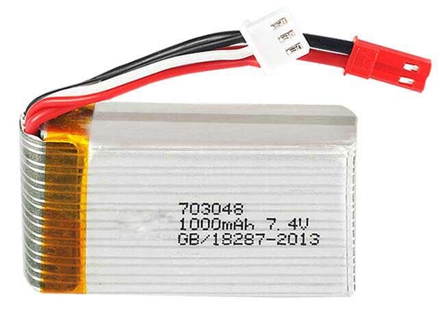 Hobby Hub-batería Lipo de 7,4 V, 1000 mah, 25c, 2s para MJXRC X600, batería Lipo de 7,4 v, 1000 mah, 703048, juguetes con control remoto