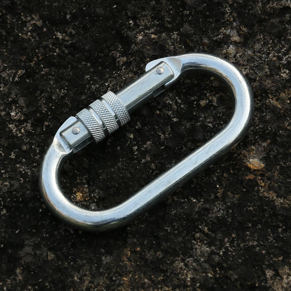 25KN Professionelle Karabiner D Form Klettern Sicherheit Sicherheit Master Lock Outdoor Klettern Zubehör Schnalle Ausrüstung Neue
