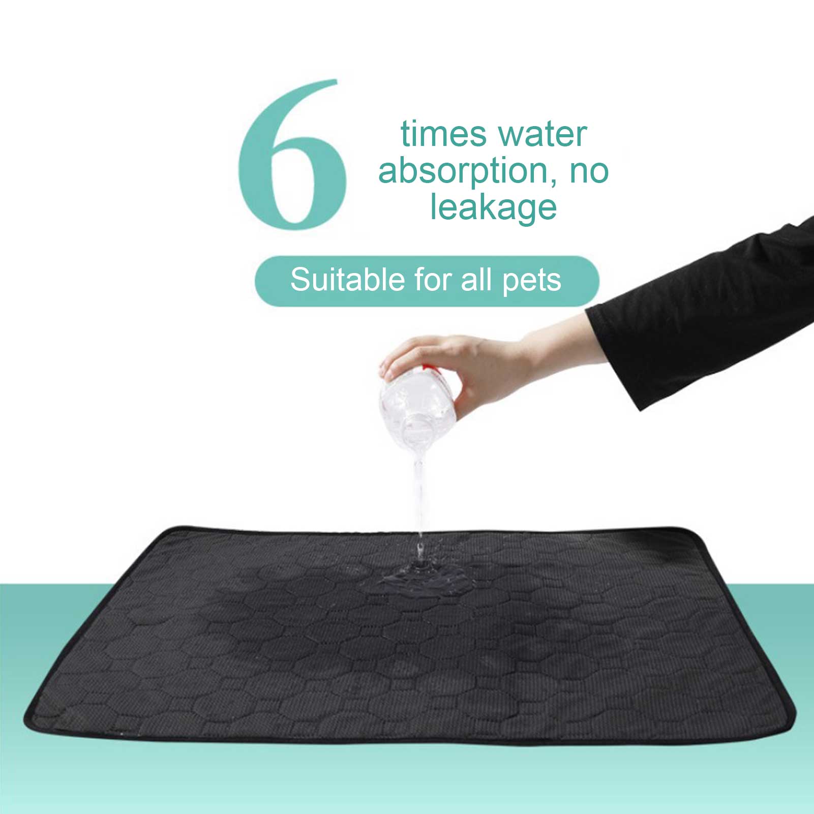 Pet Pee Mats Waterproof Puppy Pee Pad Washable Dog Training Pads Highly Absorbent Reusable Dog Sleeping Mats Dog Car Seat Cover