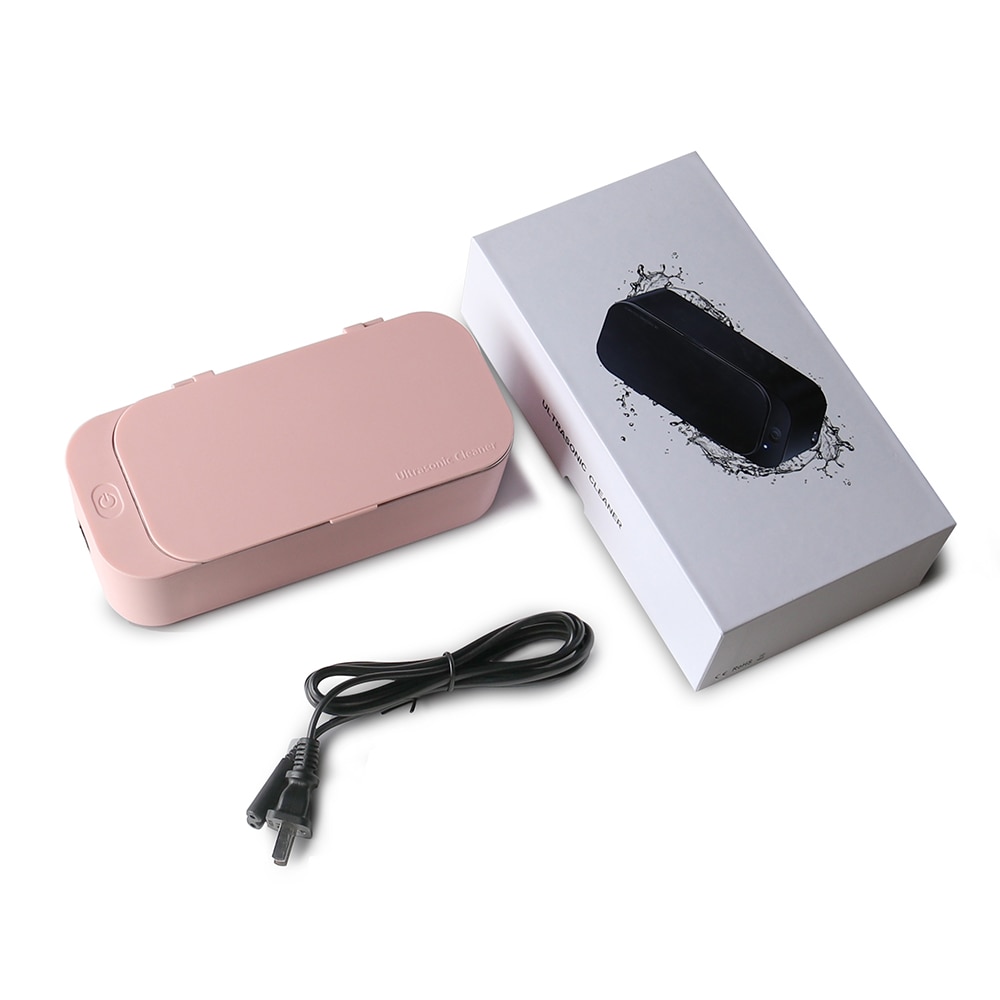 Limpiador ultrasónico para joyería, cepillo cosmético de vidrio, limpiador ultrasónico para el hogar