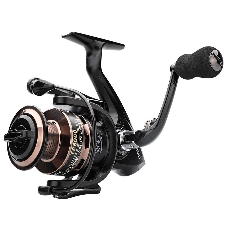 Ultralight Spinning Reel AK150 - 5.2:1 Gear Ratio, 12 Bearings, Front Drag - For Trout, Bass, Panfish