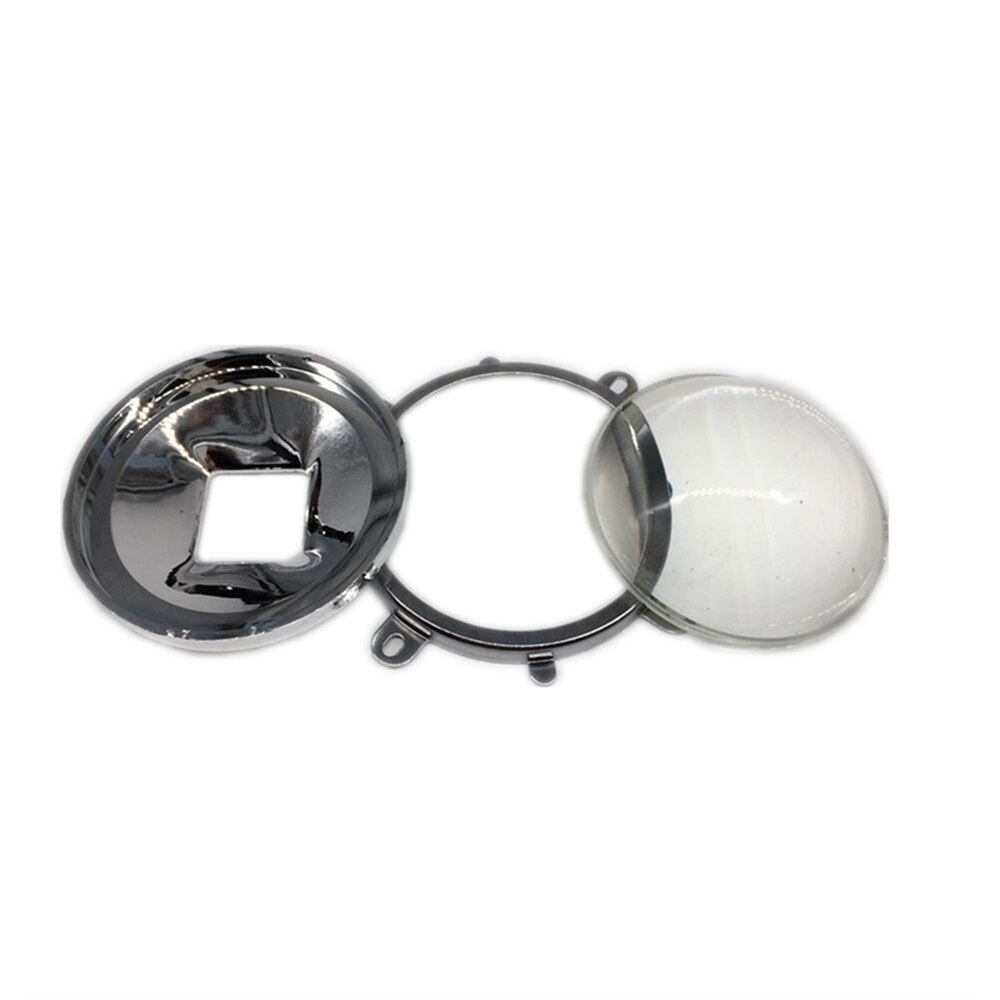 1Set 78mm LED Optical Lens Reflector+ 82mm Reflector Collimator + Fixed Bracket for 20W -100W High Power LED Chips