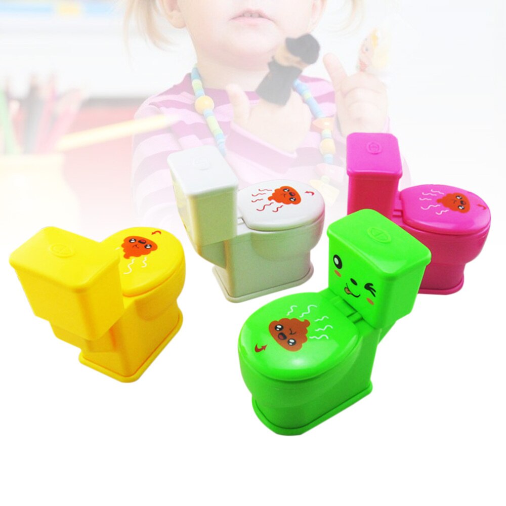 4 Stuks Mini Toiletten Creatieve Grappige Squirt Spray Water Toiletten Lastig Toiletten Prank Speelgoed Voor Volwassenen