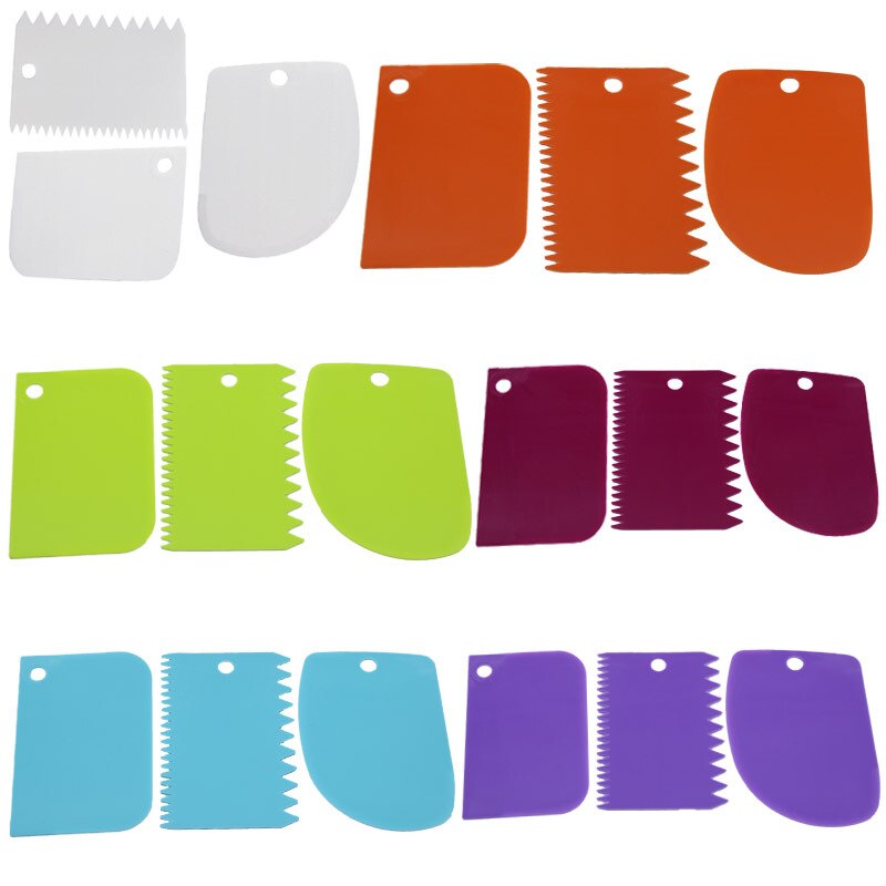3 stuks keukengadgets schraper taartmes broodbakspatel uitstekers taartmodel siliconen decoratiegereedschap keukenaccessoires